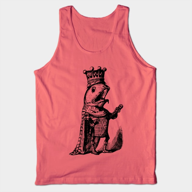 Vintage fish king fairy tale retro design Tank Top by AltrusianGrace